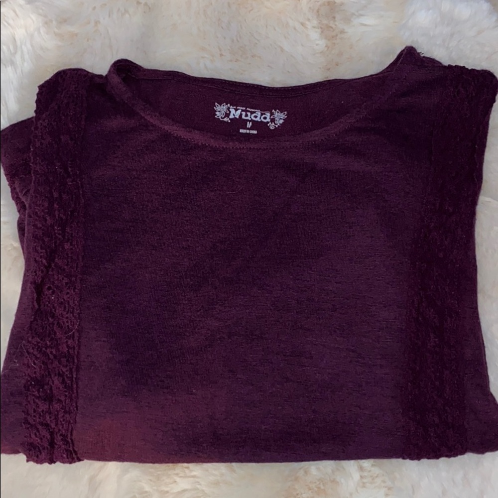 Mudd burgundy shirt
